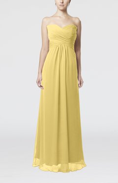 canary yellow cocktail dress