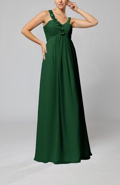 Emerald Green Bridesmaid Dresses Sequin Uwdress Hunter Green Elegant Empire Zipper Chiffon Floor Length Sequin Bridesmaid Dresses