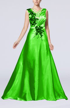 royal blue and lime green bridesmaid dresses