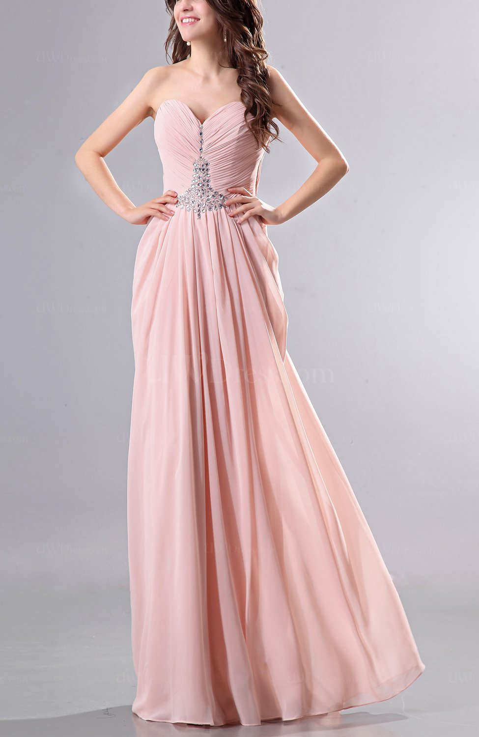 Romantic Design Princess Blush Pink Beaded Lace Applique 