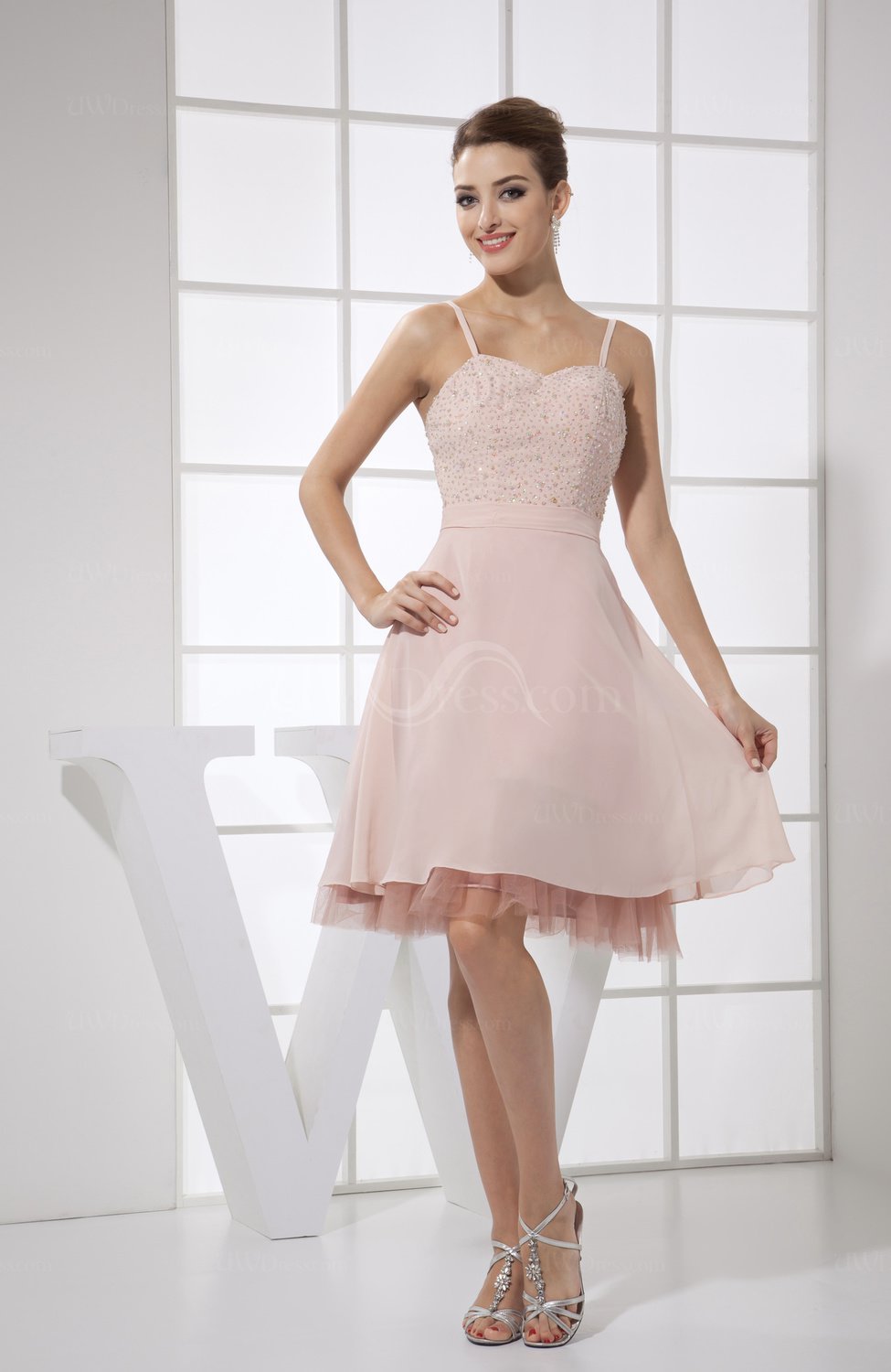 light-pink-casual-a-line-spaghetti-sleeveless-chiffon-knee-length-party-dresses-uwdress