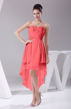 salmon colored cocktail dresses