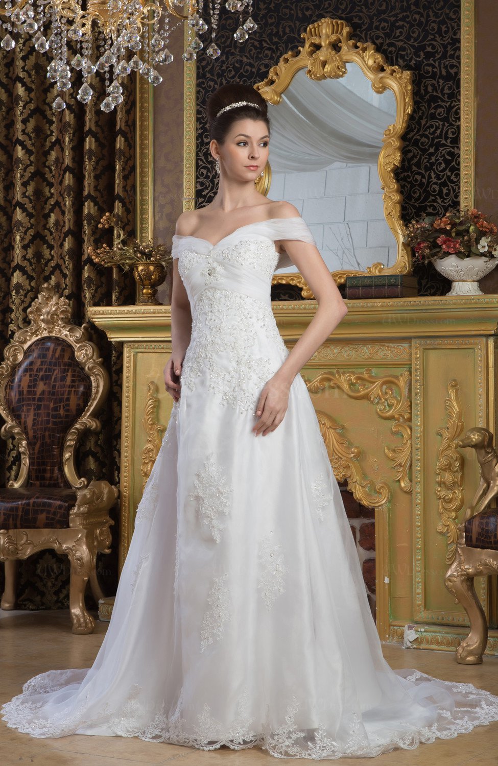 with Sleeves Bridal Gowns Allure Disney Princess Sexy ...