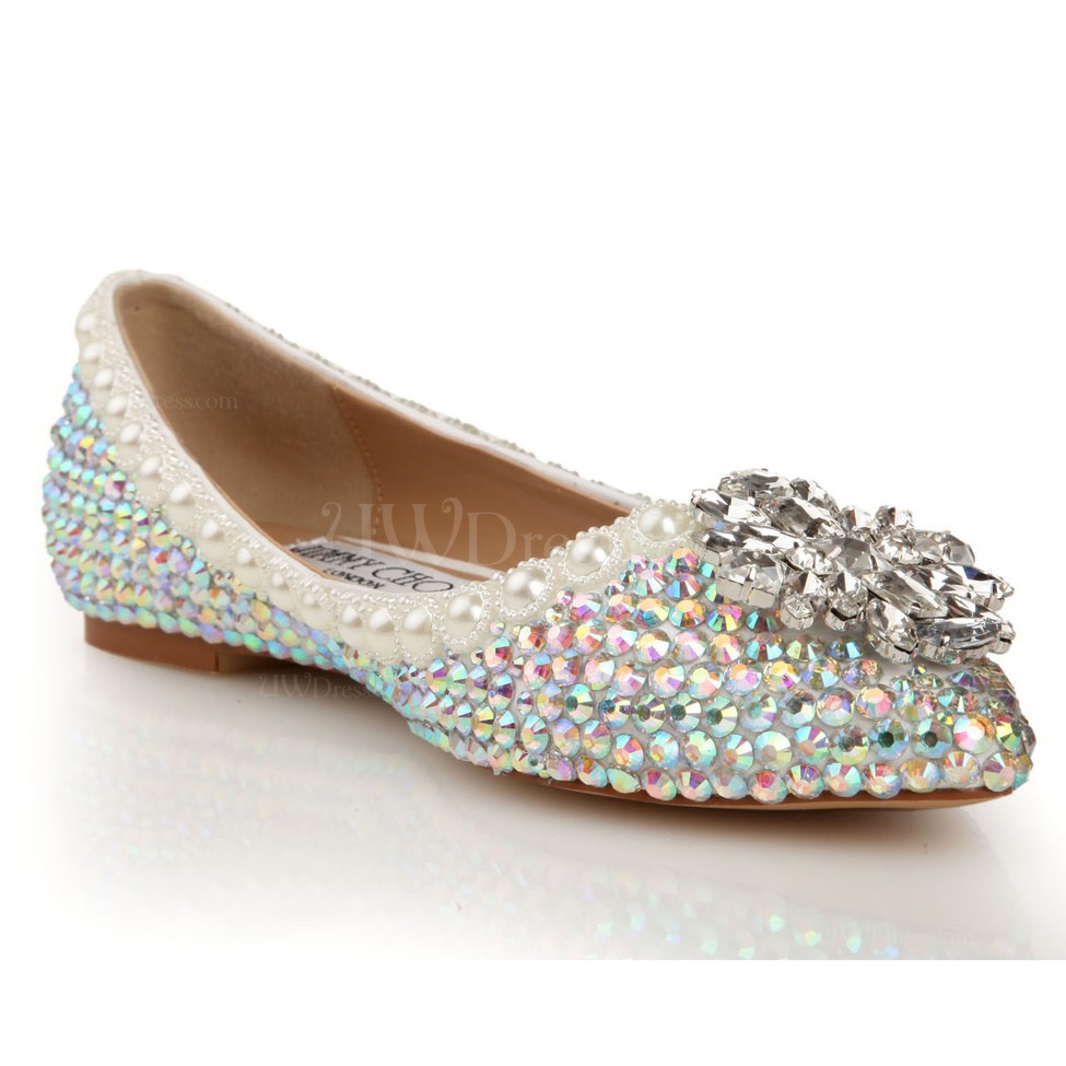 ivory pointed toe flats
