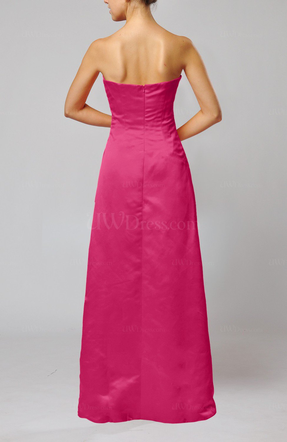satin wedding guest