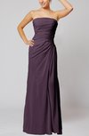 Elegant Sheath Sleeveless Zip up Floor Length Bridesmaid Dresses