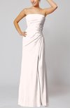 Elegant Sheath Sleeveless Zip up Floor Length Bridesmaid Dresses