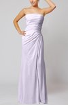 Elegant Sheath Sleeveless Zip up Floor Length Bridesmaid Dresses
