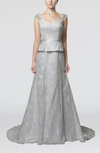 Gorgeous Hall A-line Portrait Sleeveless Backless Bridal Gowns