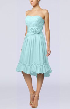 Aqua Color Cocktail Dresses - UWDress.com