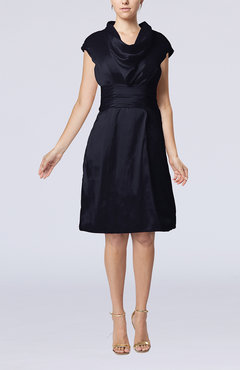 Navy Blue Color Little Black Dresses - UWDress.com