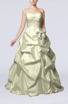 Fairytale Outdoor Strapless Sleeveless Zip up Taffeta Floor Length Bridal Gowns