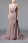 Elegant Hall Column Strapless Sleeveless Lace up Court Train Bridal Gowns