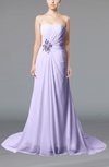 Elegant Hall Column Strapless Sleeveless Lace up Court Train Bridal Gowns