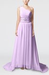 Modest Outdoor Sheath Chiffon Court Train Pleated Bridal Gowns