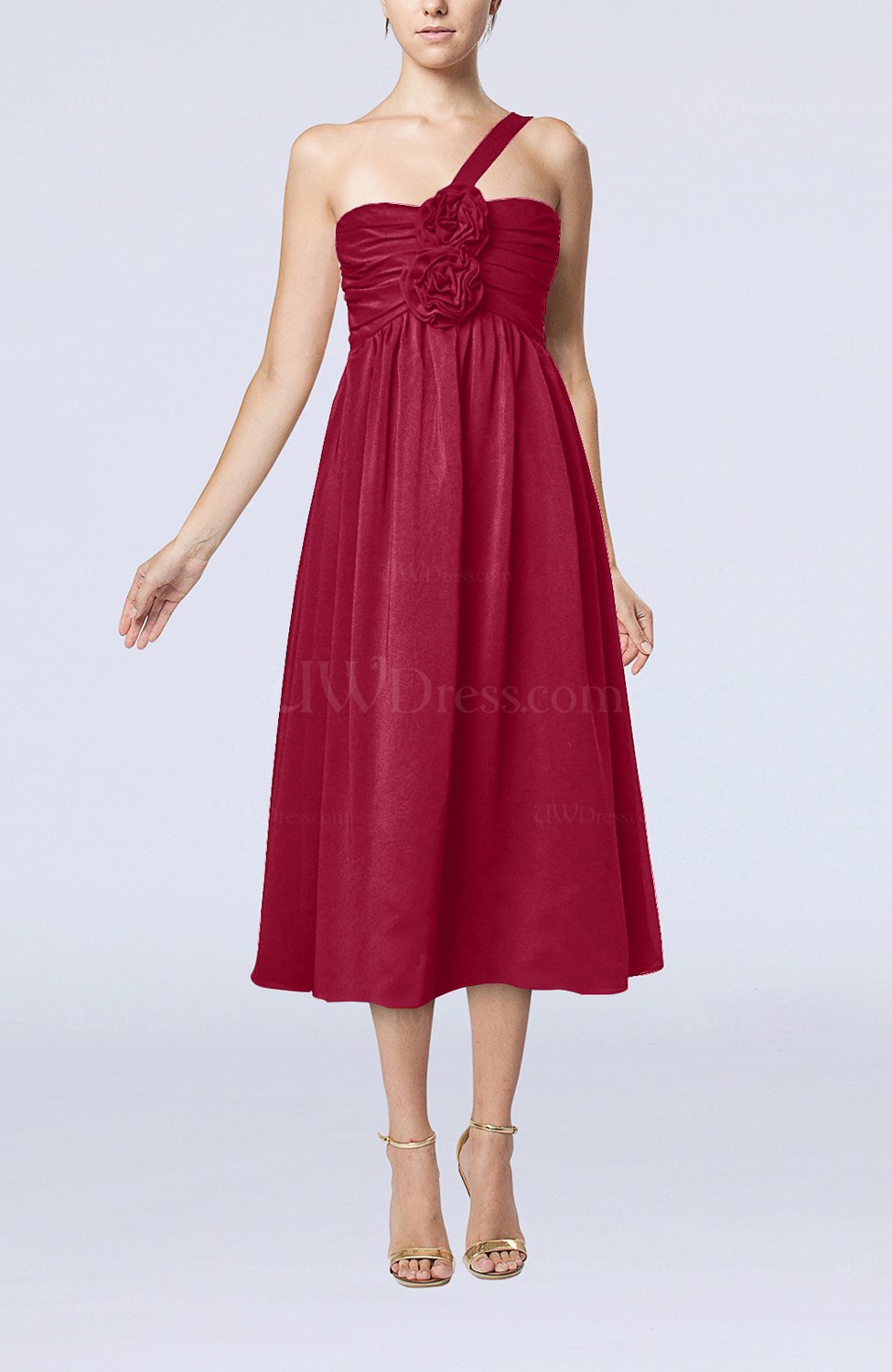 red casual dress for wedding
