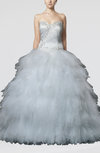 Gorgeous Hall Ball Gown Sweetheart Sleeveless Beaded Bridal Gowns