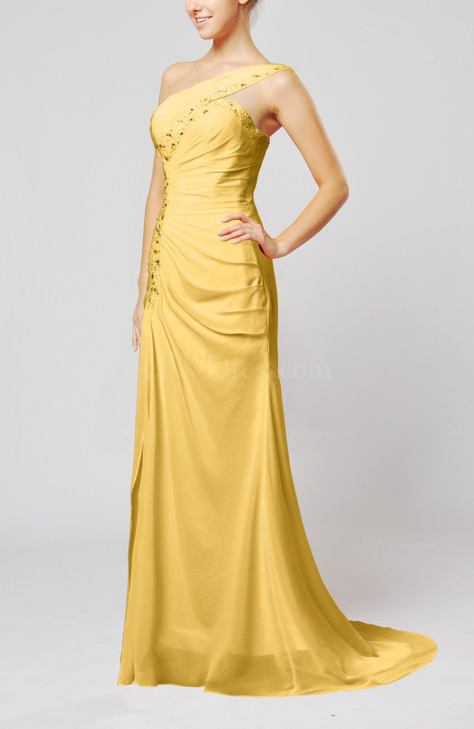 column evening gown