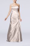 Gorgeous Column Sleeveless Zip up Silk Like Satin Floor Length Evening Dresses