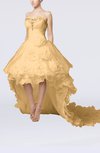 Modern Outdoor Baby Doll Sleeveless Zipper Organza Bridal Gowns