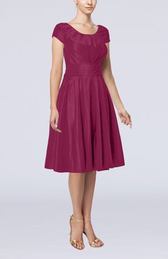 raspberry mother of the bride dress