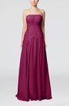 Romantic A-line Strapless Sleeveless Backless Pleated Prom Dresses
