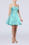 Modern Baby Doll Sweetheart Backless Short Homecoming Dresses