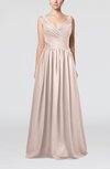 Elegant A-line Chiffon Floor Length Pleated Prom Dresses