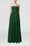 Elegant Strapless Sleeveless Chiffon Sequin Evening Dresses