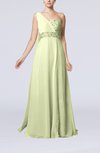 Elegant Empire Sleeveless Backless Chiffon Ruching Prom Dresses
