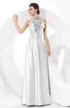 Simple Halter Sleeveless Taffeta Ruching Bridesmaid Dresses