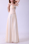 Cinderella A-line Asymmetric Neckline Sleeveless Zip up Floor Length Evening Dresses