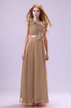 Elegant Zipper Chiffon Floor Length Ruching Bridesmaid Dresses