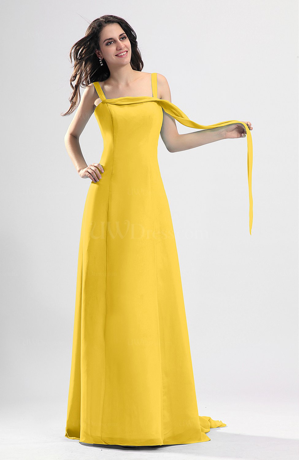 yellow-simple-column-thick-straps-sleeveless-chiffon-pleated-wedding-guest-dresses-uwdress