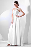 Elegant Empire One Shoulder Sleeveless Chiffon Bridesmaid Dresses