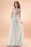Modern A-line One Shoulder Zip up Chiffon Floor Length Bridesmaid Dresses