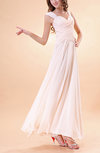 Romantic A-line Thick Straps Zipper Chiffon Sequin Homecoming Dresses