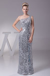 Elegant Column Sleeveless Zipper Paillette Party Dresses