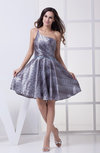Cute A-line Asymmetric Neckline Sleeveless Party Dresses