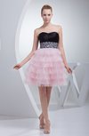 Elegant Sweetheart Backless Short Tiered Party Dresses