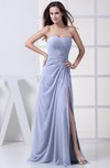 Modest A-line Sweetheart Chiffon Floor Length Bridesmaid Dresses