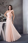Elegant A-line Zip up Chiffon Ruching Wedding Guest Dresses