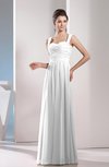 Cute A-line Chiffon Floor Length Ruching Bridesmaid Dresses