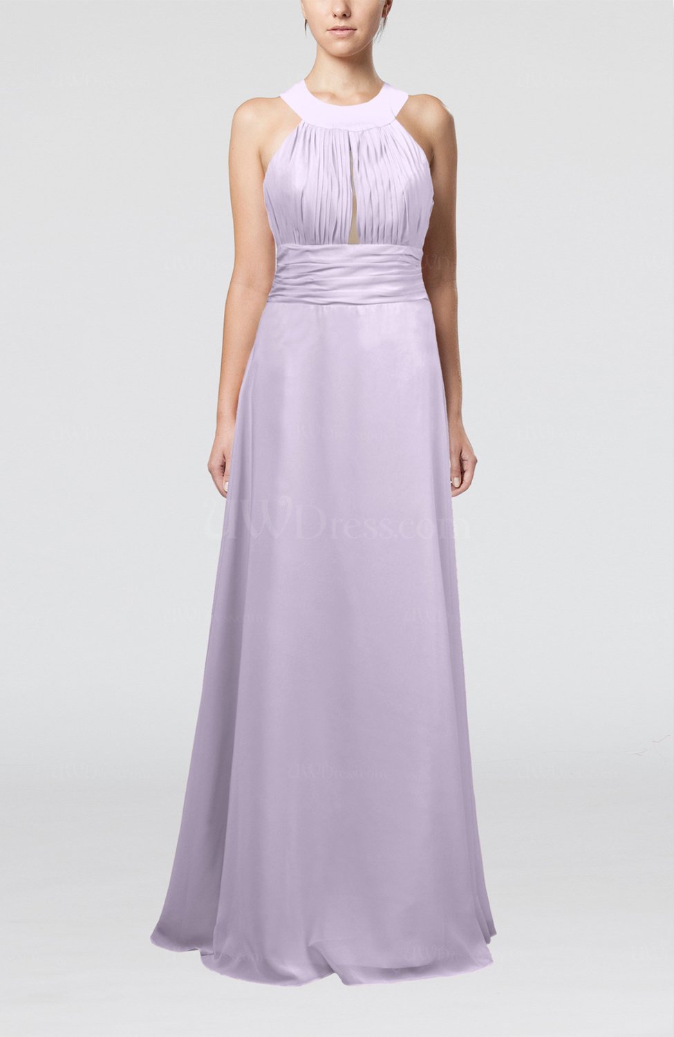 Light Purple Informal A-line Sleeveless Zip up Chiffon Homecoming ...