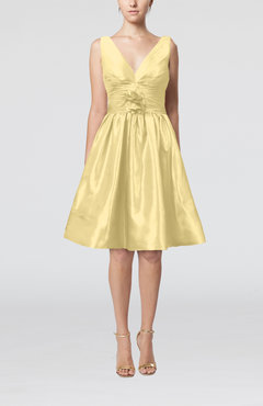 light yellow colour gown