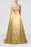 Modern Church Strapless Backless Court Train Sequin Bridal Gowns