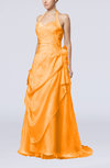 Gorgeous A-line Sweetheart Backless Taffeta Paillette Evening Dresses