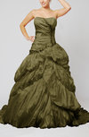 Disney Princess Hall Strapless Sleeveless Taffeta Beading Bridal Gowns