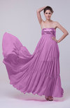 Romantic Empire Sleeveless Backless Sweep Train Evening Dresses