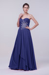 Classic A-line Sleeveless Backless Floor Length Evening Dresses
